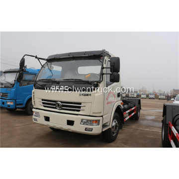 Guranteed 100% Dongfeng 6-8cbm hook garbage trucks